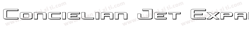 Concielian Jet Expan字体转换